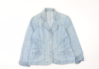 EWM Pure Classics Women's Blue Blazer Size 14