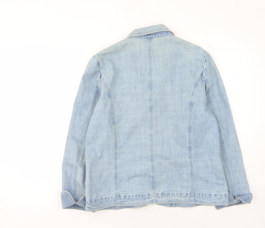 EWM Pure Classics Women's Blue Blazer Size 14