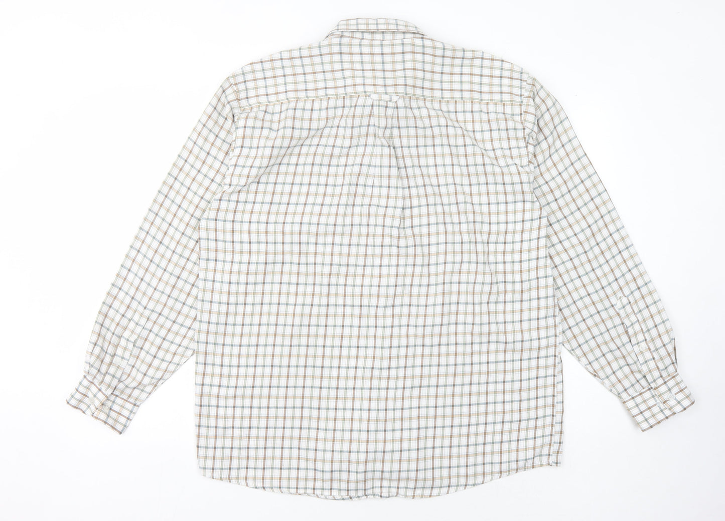 EWM Men’s Multicoloured Check Long Sleeve Shirt M