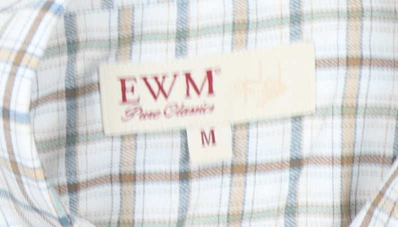 EWM Men’s Multicoloured Check Long Sleeve Shirt M