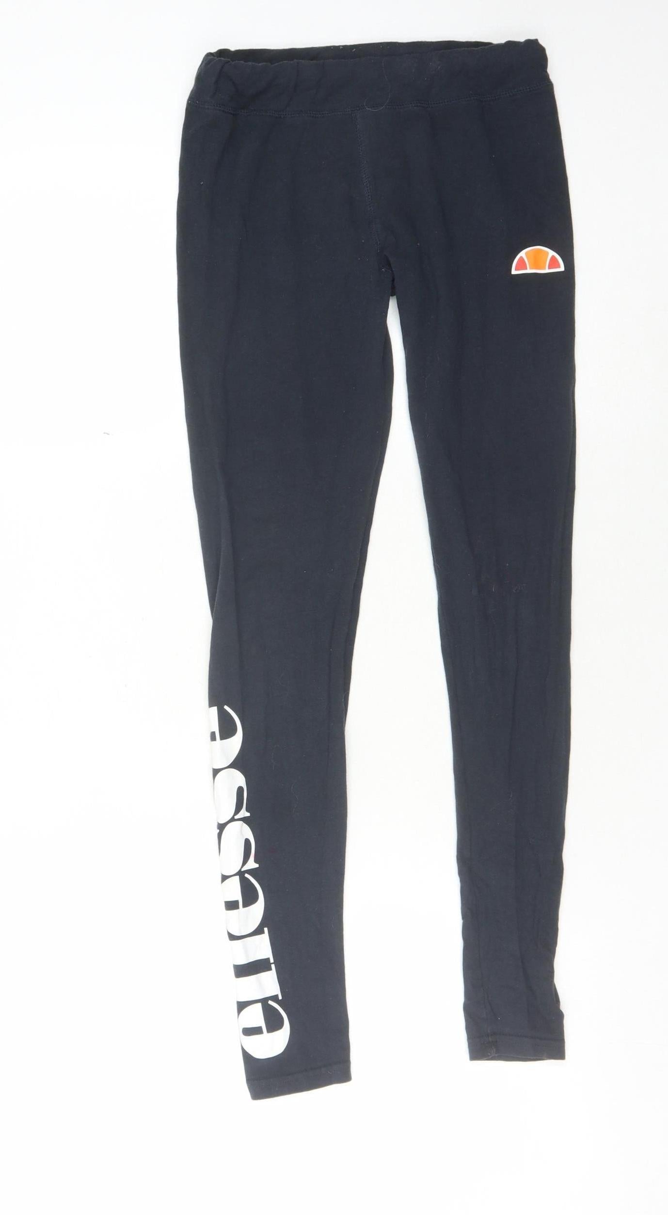Womens UK Size 8 ellesse  Leggings Black Leggings