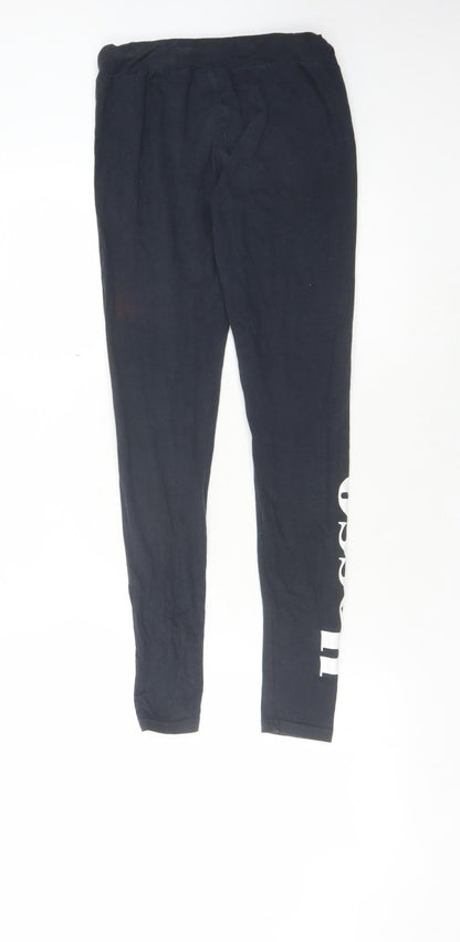 Womens UK Size 8 ellesse  Leggings Black Leggings