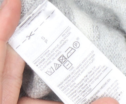 GAP Women's Grey Striped Pullover Jumper, Size S