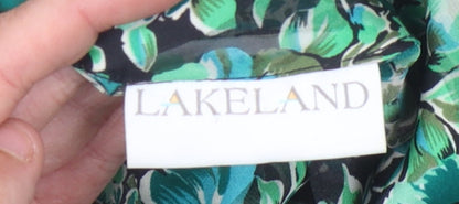 Womens UK Size 14 Lakeland Green Basic Blouse