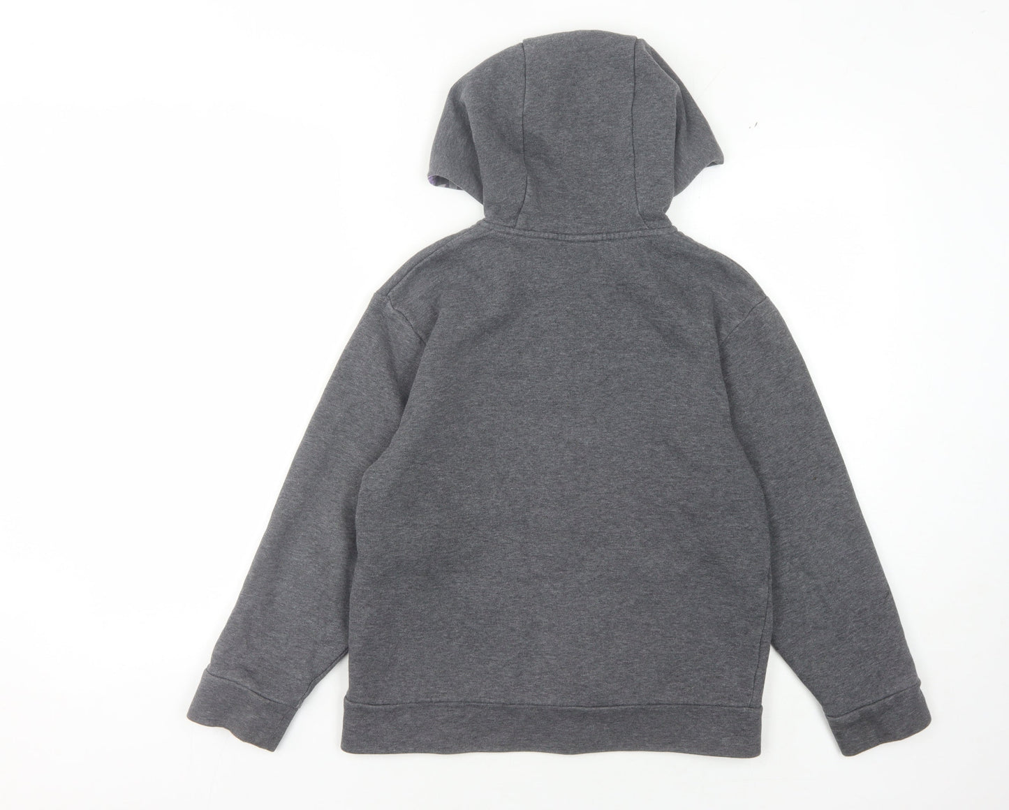 Nike Girls Grey M Hoodie with Logo Accents