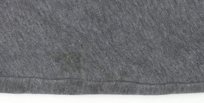 Nike Girls Grey M Hoodie with Logo Accents