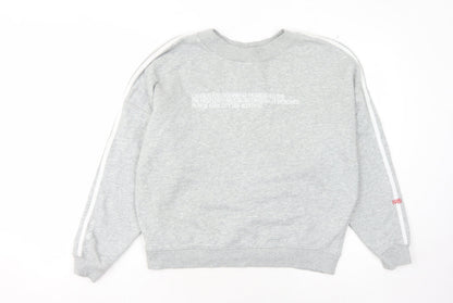 Womens UK Size XS Calvin Klein Grey Pullover Sweatshirt