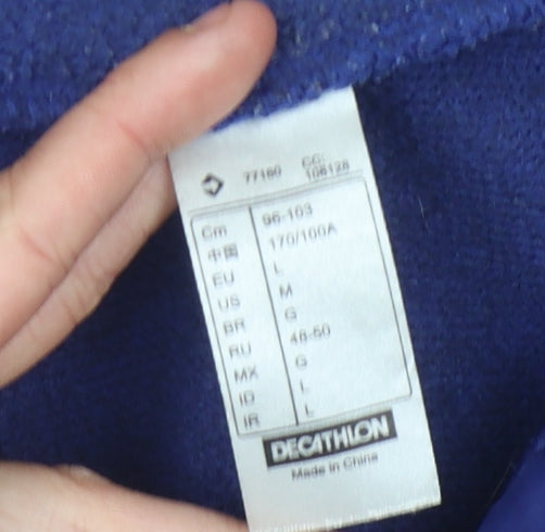 Mens UK Size M DECATHLON Blue Basic Jacket
