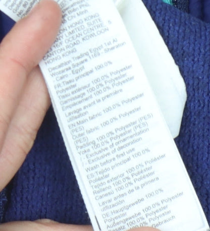 Mens UK Size M DECATHLON Blue Basic Jacket