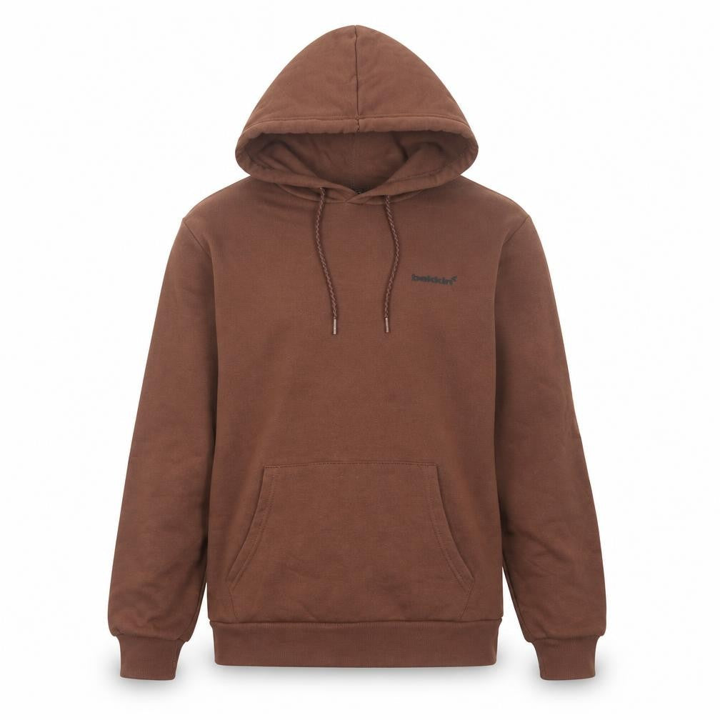 Mens UK Size M bekkin Brown Pullover Hoodie