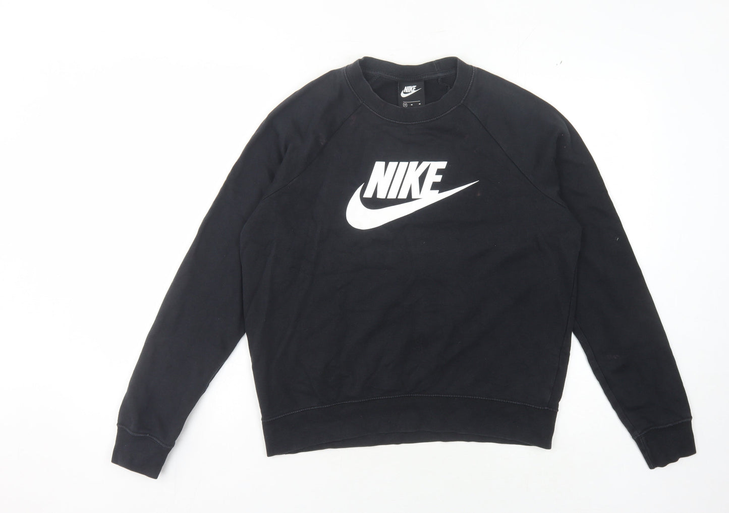 Nike Unisex Black Pullover Sweatshirt M - Graphic Sportswear