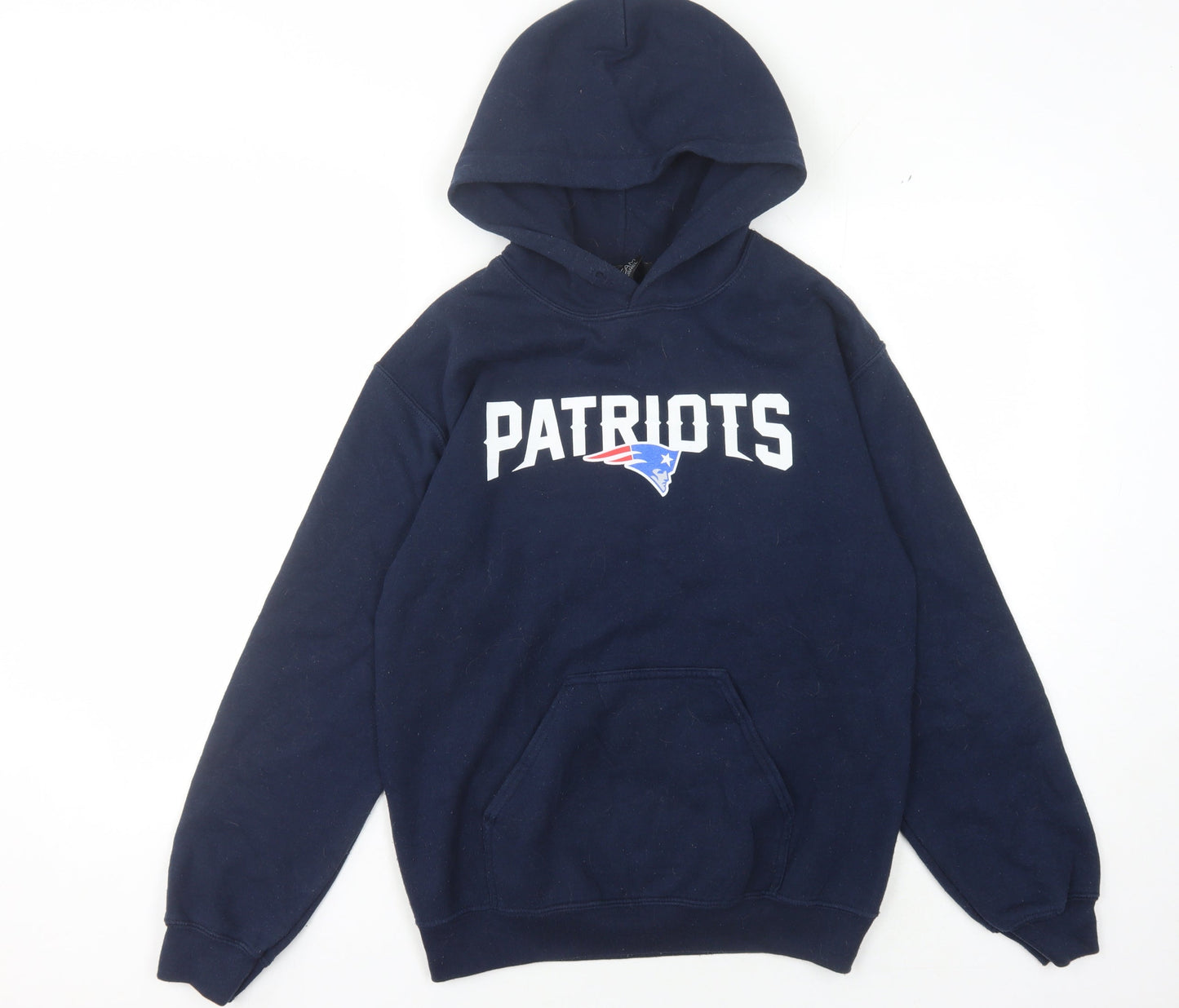 Unisex Adults UK Size S NFL Team Apparel Blue Pullover Hoodie