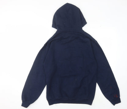 Unisex Adults UK Size S NFL Team Apparel Blue Pullover Hoodie