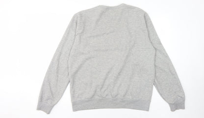 Champion Grey Unisex Pullover Sweatshirt XL