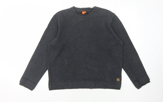 Hugo Boss Men's Black M Cotton Pullover Jumper