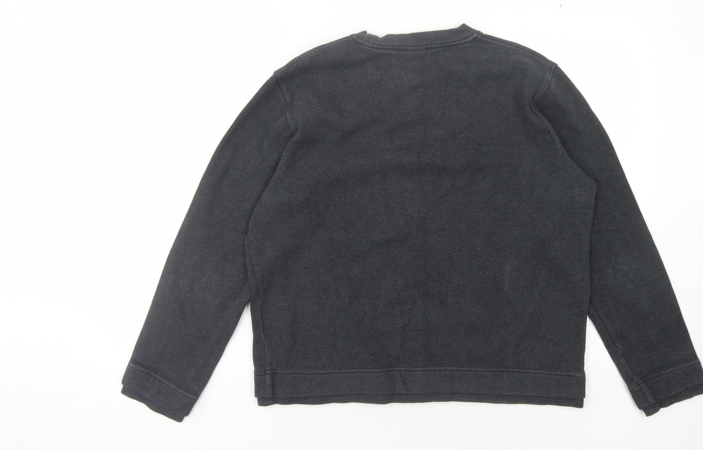 Hugo Boss Men's Black M Cotton Pullover Jumper