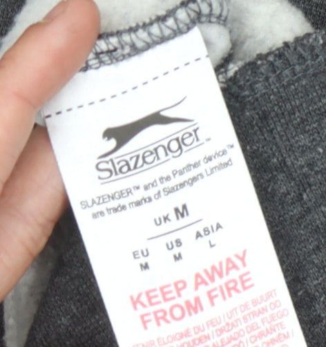 Mens UK Size M Slazenger Grey Pullover Sweatshirt