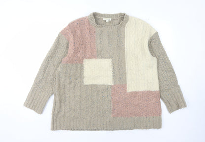 Womens UK Size L Monsoon Multicoloured Pullover Jumper