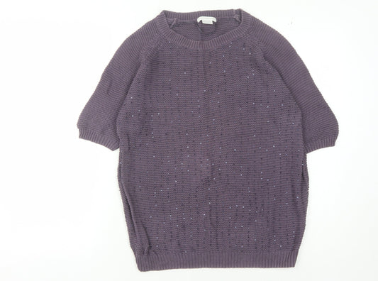 Womens UK Size 8 mamas & papas Purple Pullover Jumper