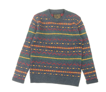 Red Herring Men's XS Multicoloured Geometric Pullover