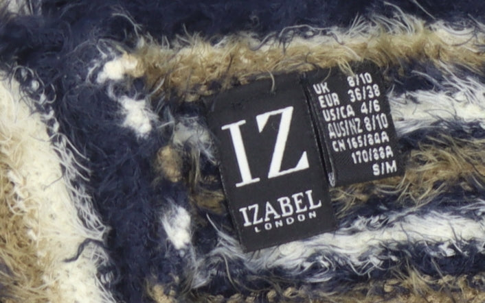 Womens UK Size S Izabel London Blue Cape Jumper