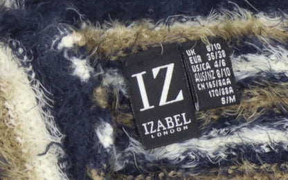 Womens UK Size S Izabel London Blue Cape Jumper