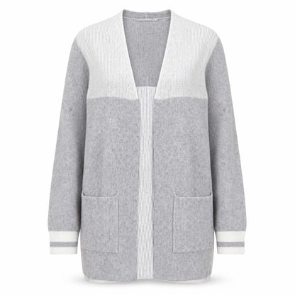 Womens UK Size 8 Betty & Co Grey Cardigan Jumper