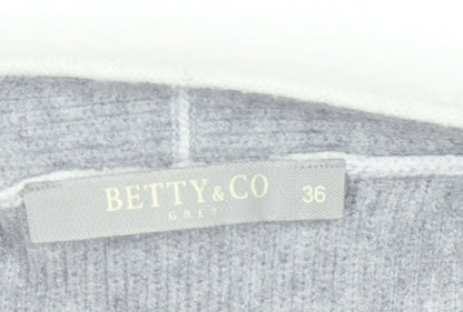 Betty & Co Grey Women's Cardigan Size 8