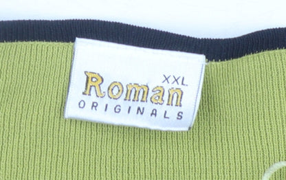 Womens UK Size XL Roman Originals Green Pullover Jumper