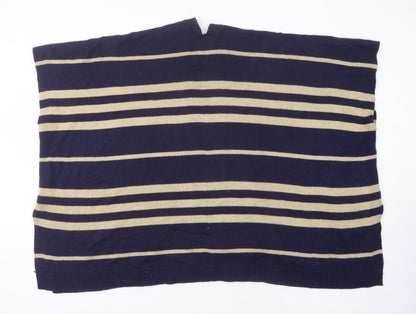 Gap Women's Blue Striped Knit Jumper, One Size