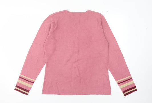 Womens UK Size 14 Berketex Pink Pullover Jumper