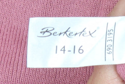 Womens UK Size 14 Berketex Pink Pullover Jumper