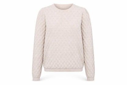 Womens UK Size 6 Warehouse Beige Pullover Jumper