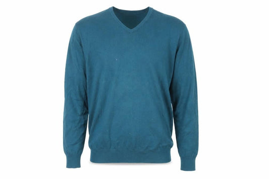 Mens UK Size M Aspen & Court Blue Pullover Jumper