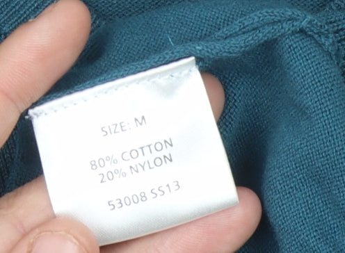 Aspen & Court Men's Blue V-Neck Pullover Jumper M