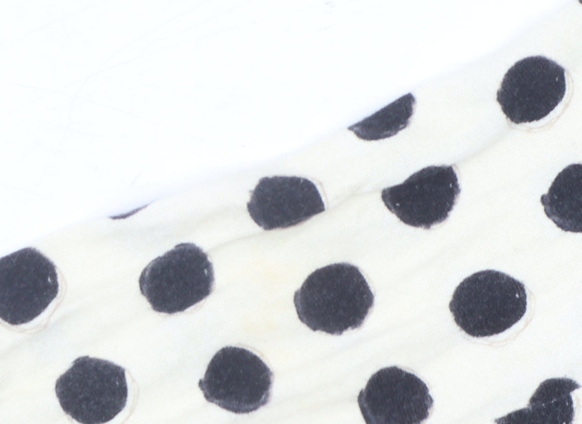 Banana Republic Women's White Polka Dot Cardigan, S