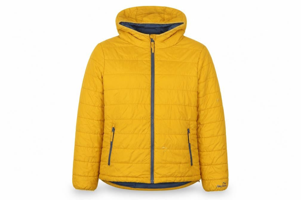 Womens UK Size 14 Peter Storm Yellow Puffer Jacket