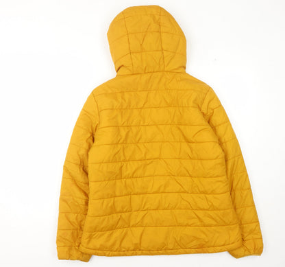 Womens UK Size 14 Peter Storm Yellow Puffer Jacket