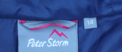 Womens UK Size 14 Peter Storm Yellow Puffer Jacket