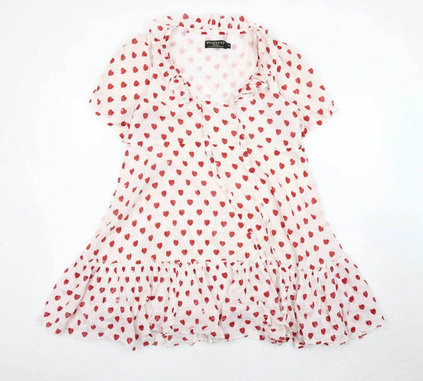 Pussycat London Women’s Red Heart Dress, Size 6