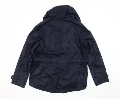 Womens UK Size 14 NEXT Blue Parka Coat