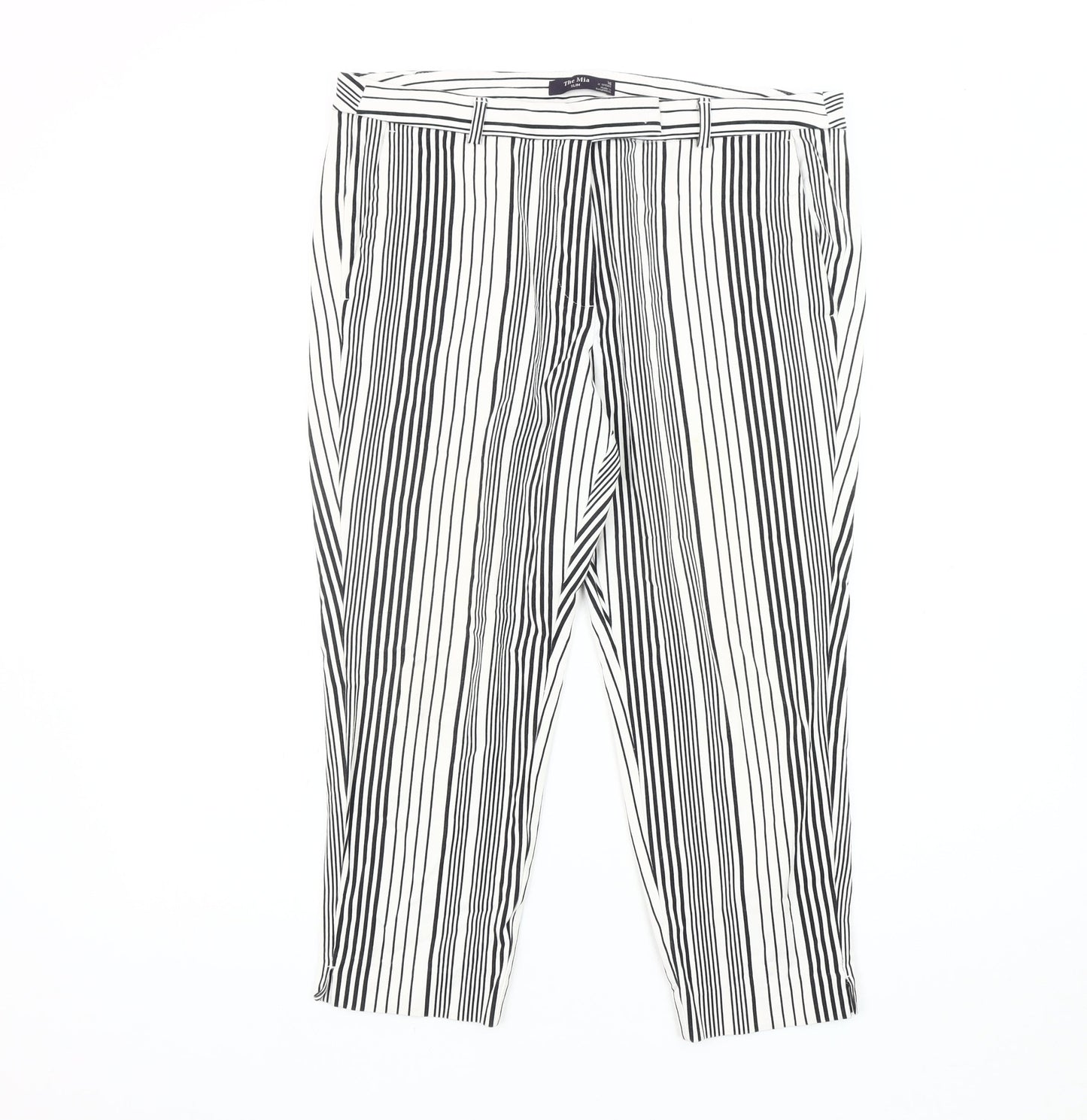 Womens UK Size 16 Marks and Spencer   Ivory Trousers