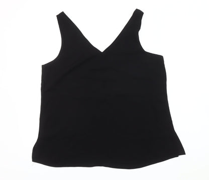 Womens UK Size 14 Wallis Black Basic Blouse