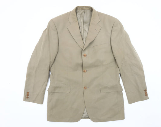 Balmain Men's Beige Regular Fit Blazer Jacket 38R