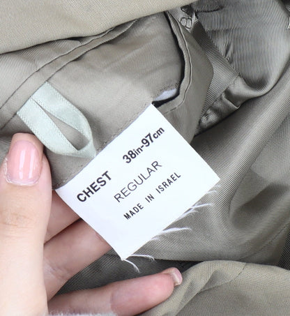 Balmain Men's Beige Regular Fit Blazer Jacket 38R