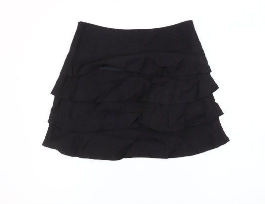 Next Women's Black Linen Skirt Size 12