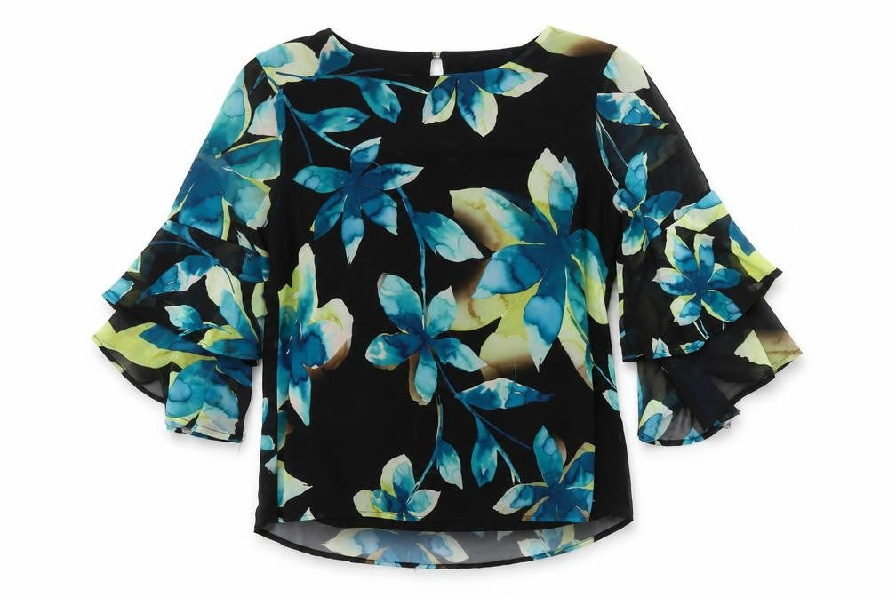 Womens UK Size 14 Klass Multicoloured Basic Blouse