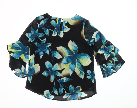 Womens UK Size 14 Klass Multicoloured Basic Blouse
