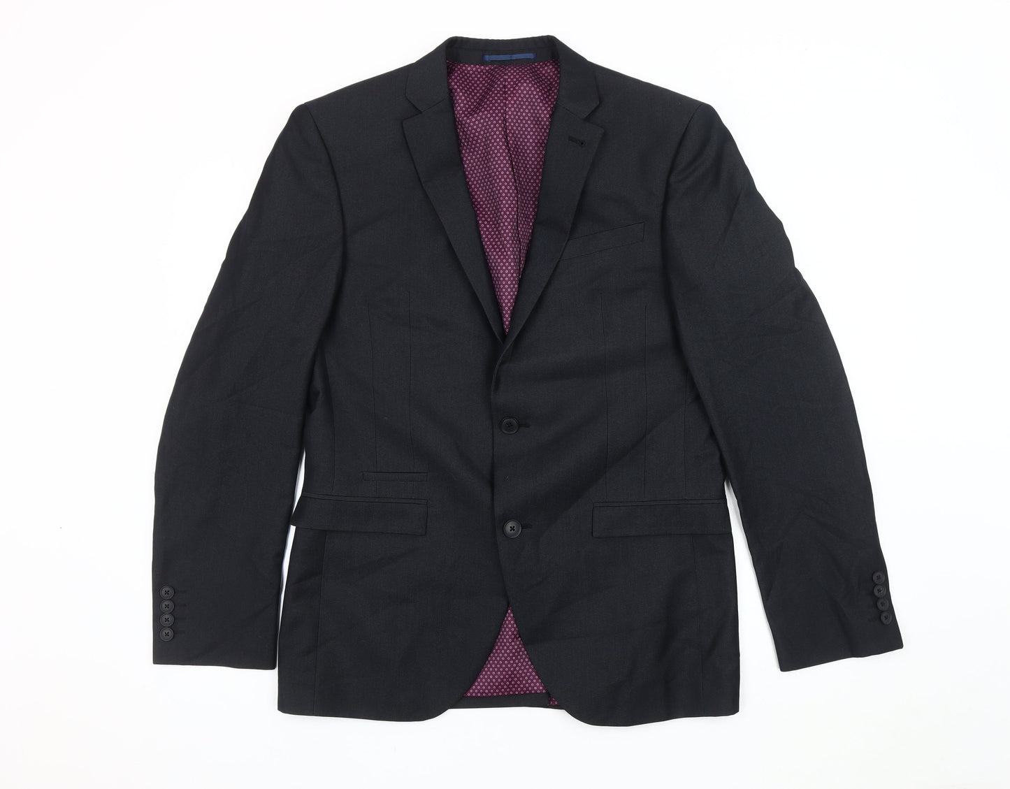 Next Men's Black Blazer Jacket 38R Formal Wear