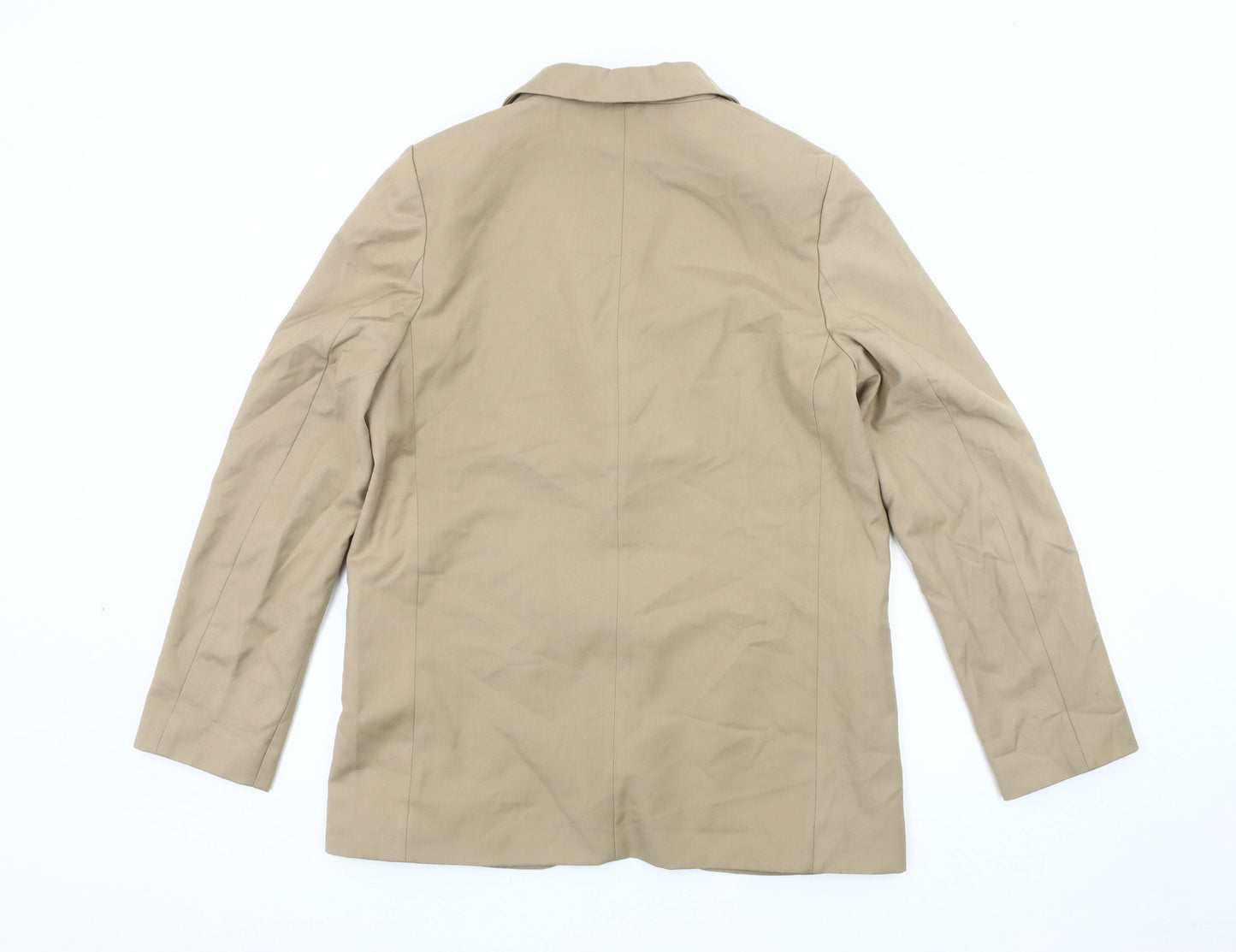 H&M Women's Beige Blazer, S, Single-Breasted, Lined